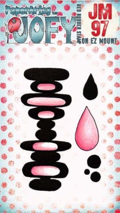 Mini tampon caoutchouc, collection Jofy (97), PaperArtsy 