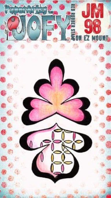 Mini tampon caoutchouc, collection Jofy (98), PaperArtsy 