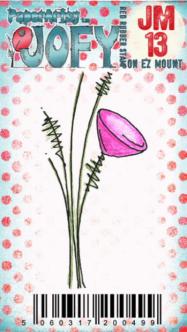 Mini tampon caoutchouc, collection Jofy (13), PaperArtsy 