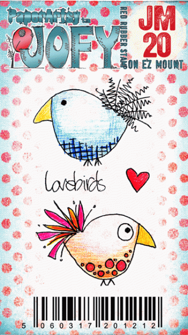 Mini tampon caoutchouc, collection Jofy (20), PaperArtsy