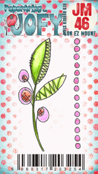 Mini tampon caoutchouc, collection Jofy (46), PaperArtsy 