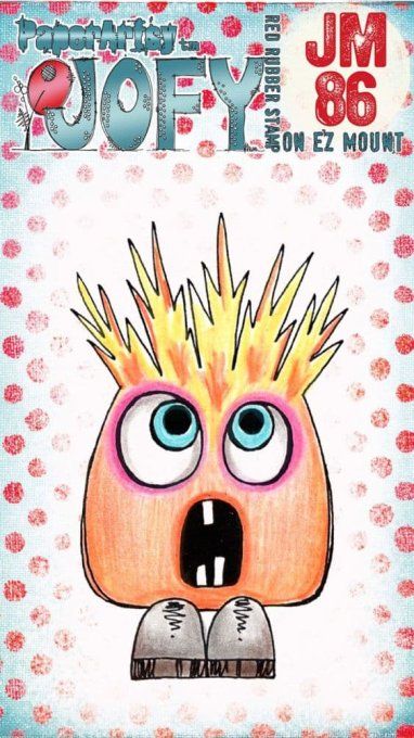 Mini tampon caoutchouc, collection Jofy (86), PaperArtsy 