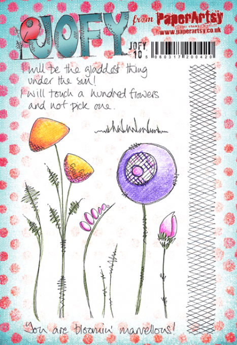 10 tampons caoutchouc, collection Jofy (10), PaperArtsy