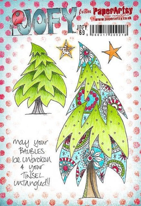 5 tampons caoutchouc, collection Jofy (69), PaperArtsy