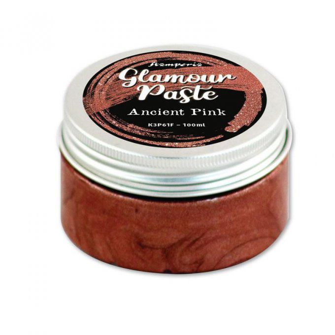 Glamour paste, Stamperia - Ancient pink - paillettes fines