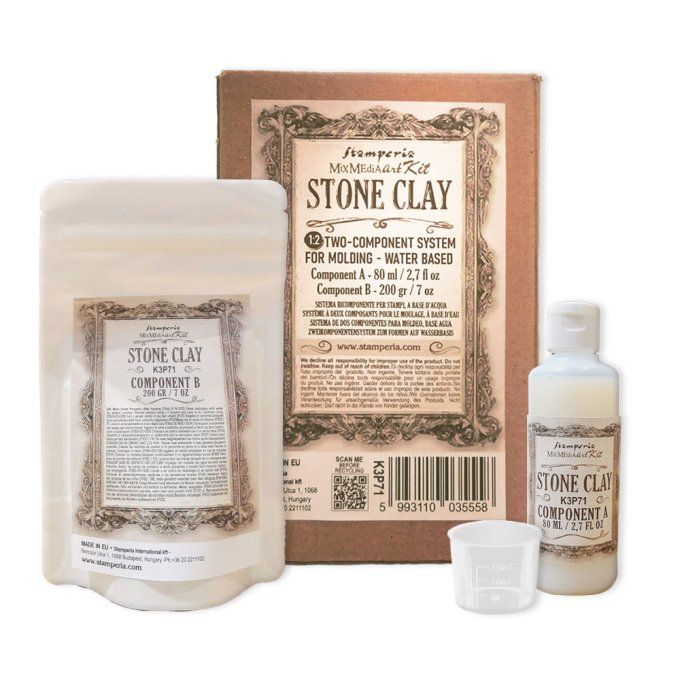 Stone clay, Stamperia, (80ml + 200g)