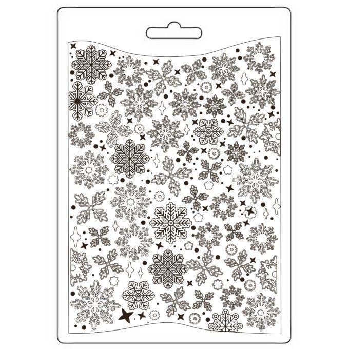 Moule thermoformé, Dewdrops, Stampéria - format A5