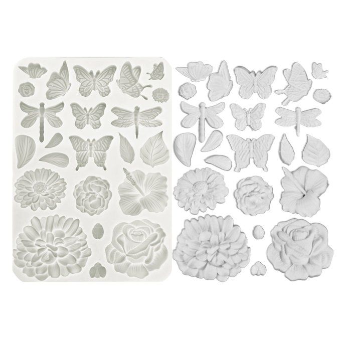 Moule en silicone, Secret Diary,  Stampéria - format A5  - 14.5x21cm