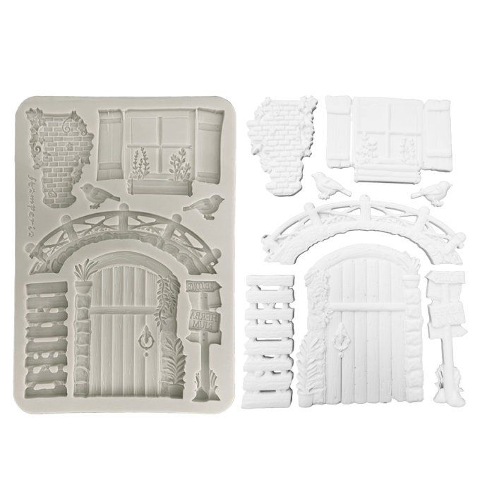 Moule en silicone, Herbarium Silvae,  Stampéria - format A5  - 14.5x21cm