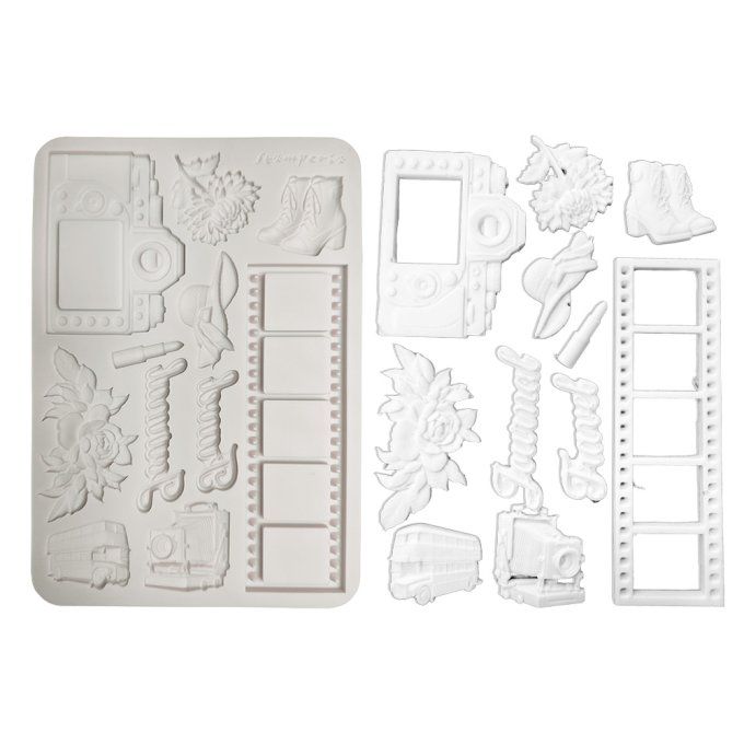 Moule en silicone, Our way,  Stampéria - format A5  - 14.5x21cm