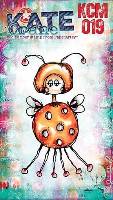Mini tampon caoutchouc, collection Kate Crane mini 019, PaperArtsy