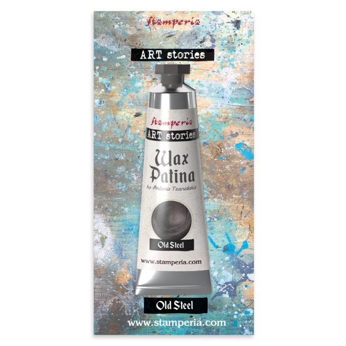 Wax patina, Stamperia - Old steel - 40ml 