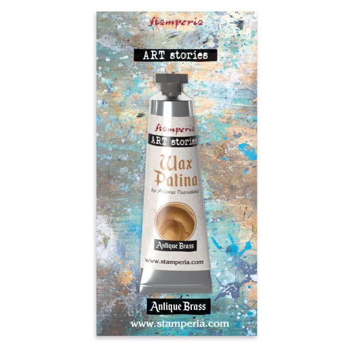 Wax patina, Stamperia - Antique brass - 40ml