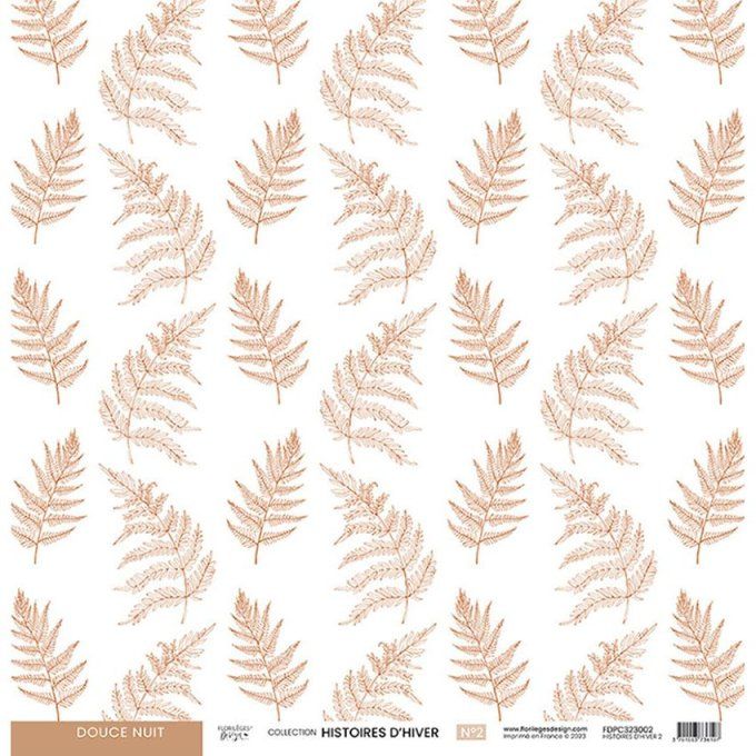 Florilèges Design, Collection Histoires d'hiver, 30x30cm - Kit calque, 4 feuilles