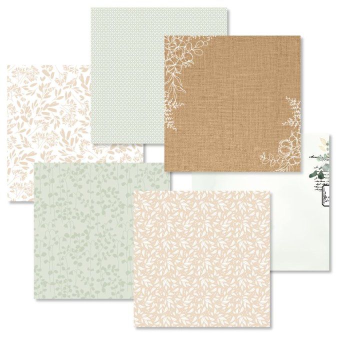 Florilèges Design, Kit créatif album Harmonie, dimension 20x20cm