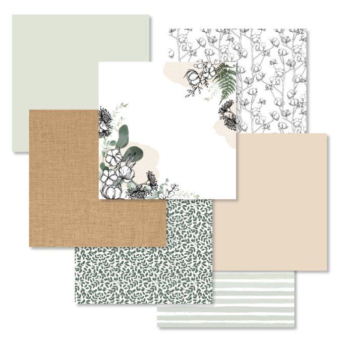Florilèges Design, Kit créatif album Harmonie, dimension 20x20cm