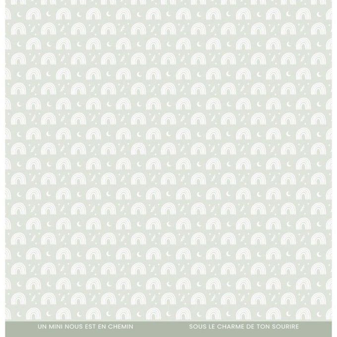 Florilèges Design, Collection à petit pas boy, 30x30cm - 6 feuilles motif recto verso 