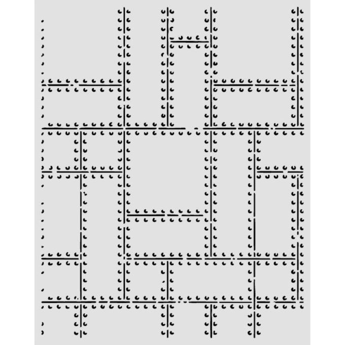 Pochoir semi-rigide, A new beginning, Stamperia - 20x25cm,  épaisseur 0.25mm