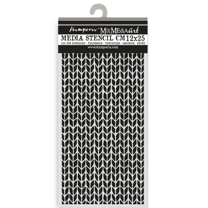 Pochoir, semi rigide, Whispering woods, Stamperia - 12x25cm