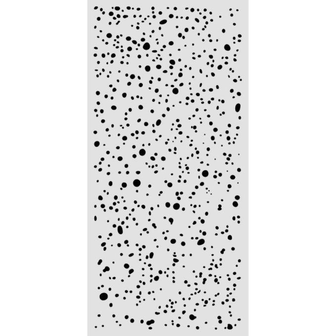 Pochoir, semi rigide, Cosmos, Stamperia - 12x25cm