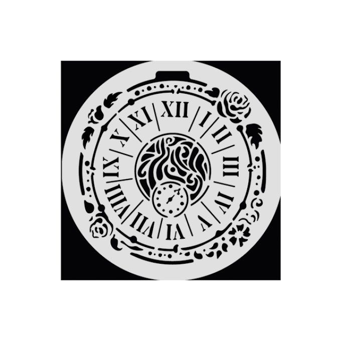 Pochoir, semi rigide, House of roses, Stamperia - 12x12cm 