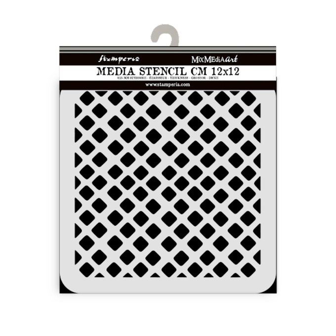 Pochoir, semi rigide, Candy christmas, Stamperia - 12x12cm