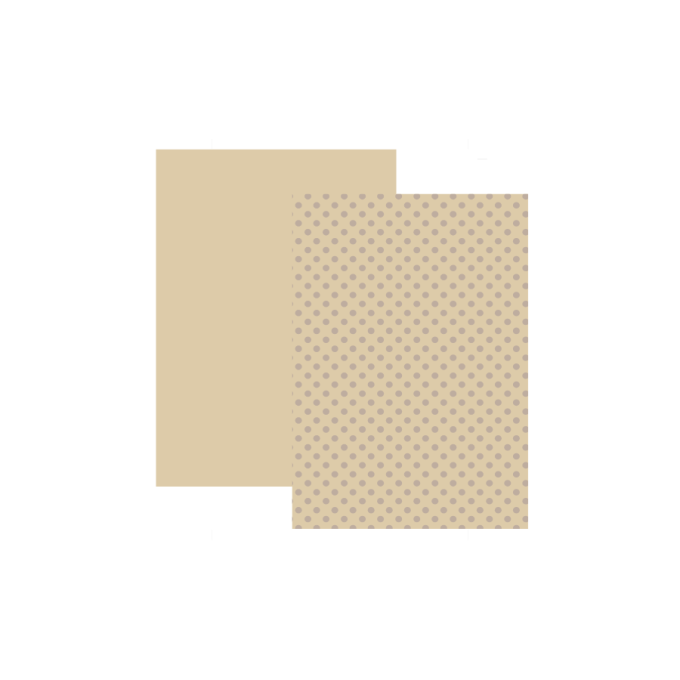 6 feuilles format A4, La clé du bonheur, mes ptits ciseaux - unis et à motifs