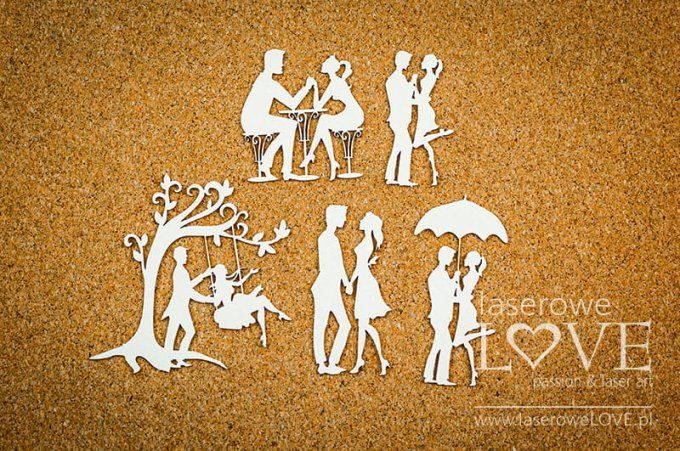 5 Chipboards, jolis moments - dimension de la planche : 12.3x19.3mm environ