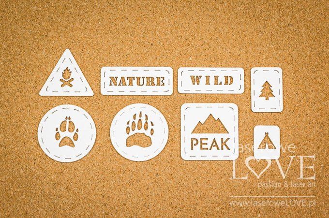 Chipboards, été en montagne, panneaux  -dimension de la planche : 84x190mm environ