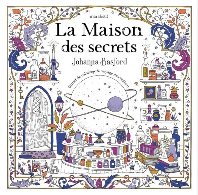Marabout - Livre de coloriage, La maison des secrets, Johanna Basford
