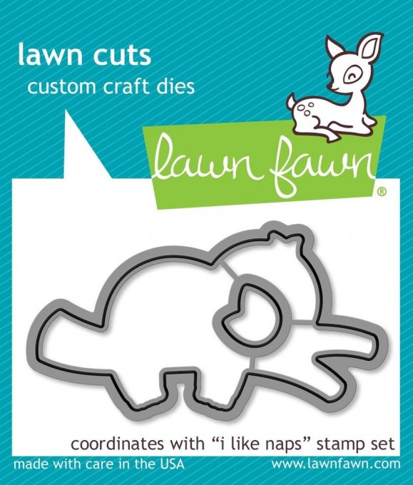 Dies, Lawn Fawn, I like naps