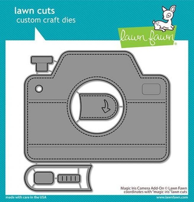 Die Magic Iris - Lawn Fawn - Add on, camera