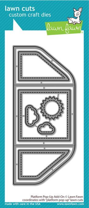 Die/matrice de découpe, Lawn Fawn, platform pop-up, die additionnel