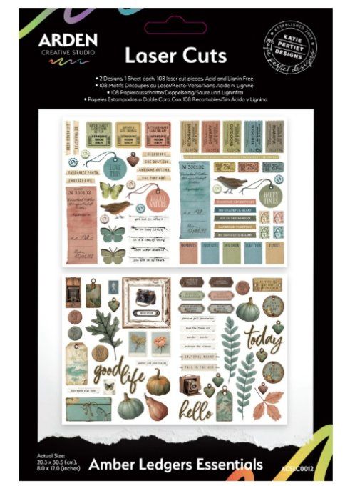 Arden creative studio, Amber ledgers - Laser cuts , 108 images environ