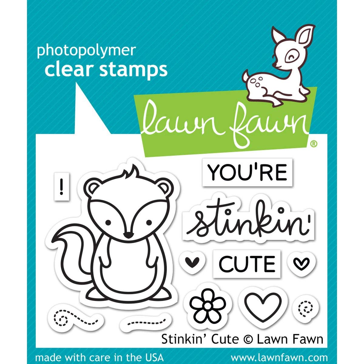 Tampon Lawn Fawn, Stinkin'cute