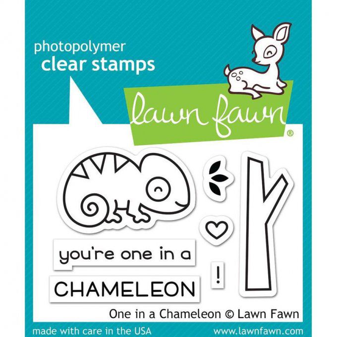 Tampon, Lawn Fawn, caméléon