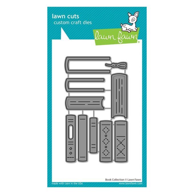 10 Dies/matrices de découpe, Lawn Fawn, Book collection