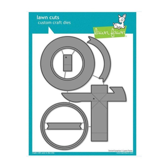 6 Dies/matrices de découpe, Lawn Fawn, Swivel surprise
