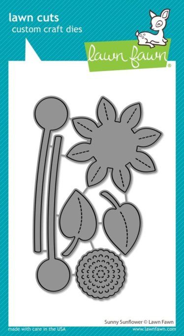 Lawn Fawn, Dies, Sunny Sunflower