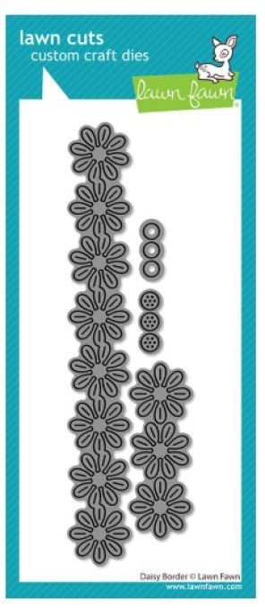 4 Dies, Lawn Fawn - Daisy border