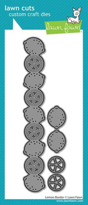 3 Dies, Lawn Fawn - Lemon border