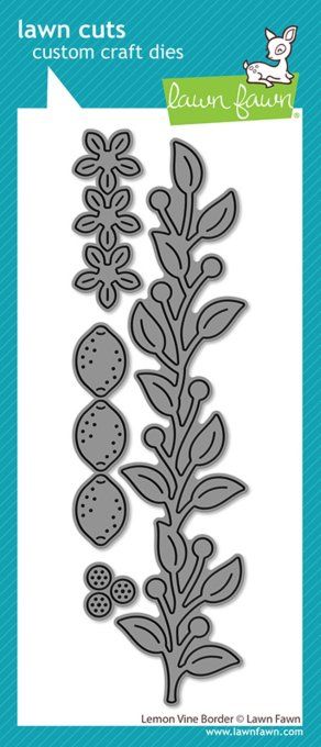 4 Dies, Lawn Fawn - Lemon vine border