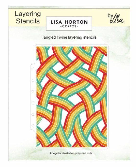 Lisa horton - Pochoirs à superposer, Tangled twine