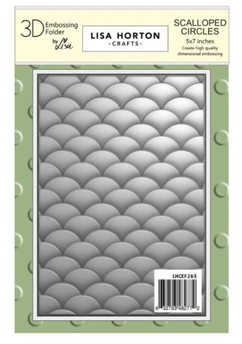Classeur d'embossage, Lisa Horton - Scalloped Circles