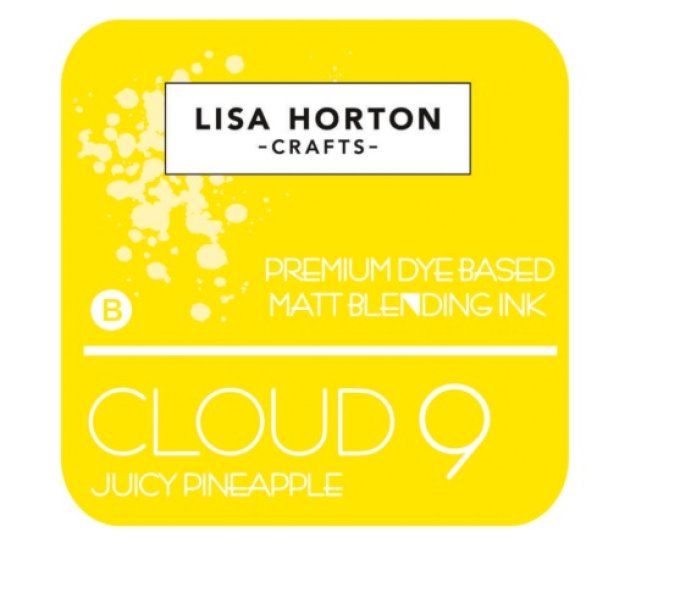Lisa Horton Craft, cloud 9 - pad encre - Matt Blending ink - couleur, Juicy Pineapple, grand pad