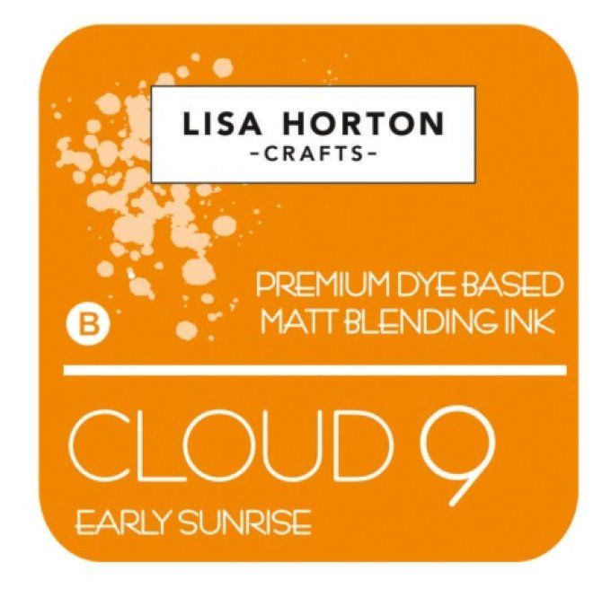 Lisa Horton Craft, cloud 9 - pad encre - Matt Blending ink - couleur, Early sunrise, grand pad
