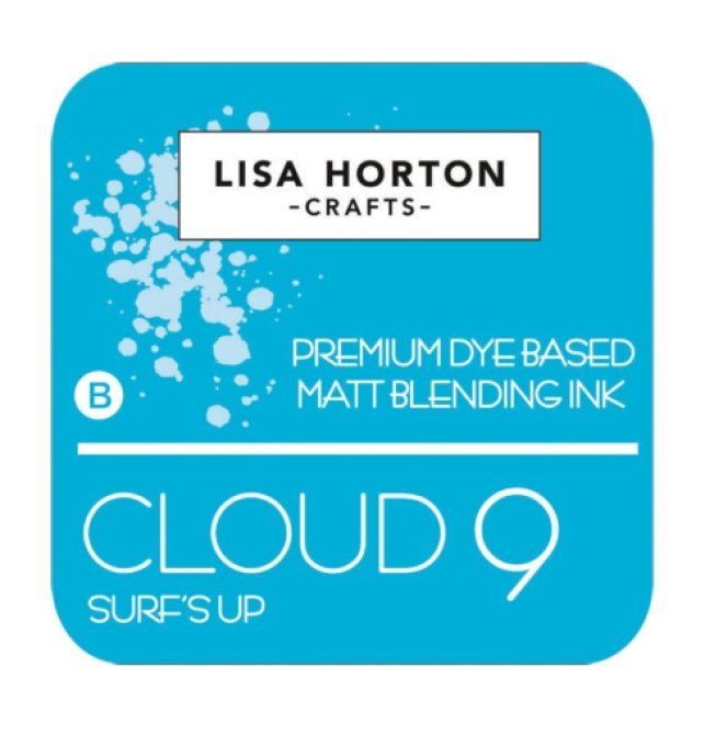 Lisa Horton Craft, cloud 9 - pad encre - Matt Blending ink - couleur: Surf's Up, grand pad 