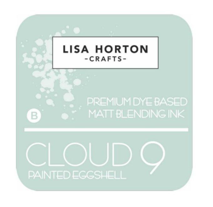 Lisa Horton Craft, cloud 9 - pad encre - Matt Blending ink - couleur, Painted Eggshell, grand pad