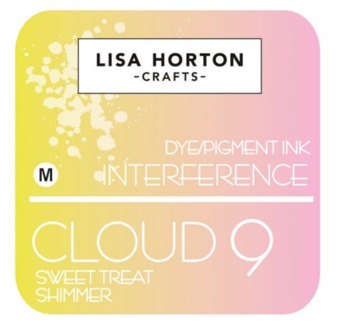 Lisa Horton Craft, cloud 9 - pad encre - Interference - Sweet treat shimmer, grand pad