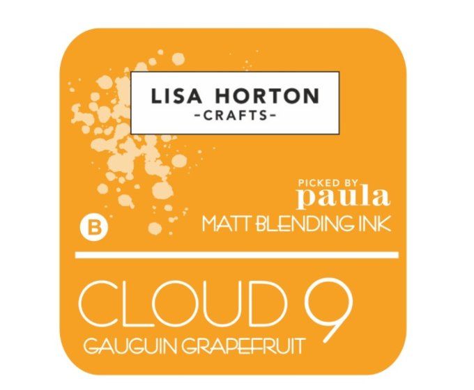 Lisa Horton Craft, cloud 9 - pad encre - Matt Blending ink - couleur: Gauguin grapefruit, grand pad